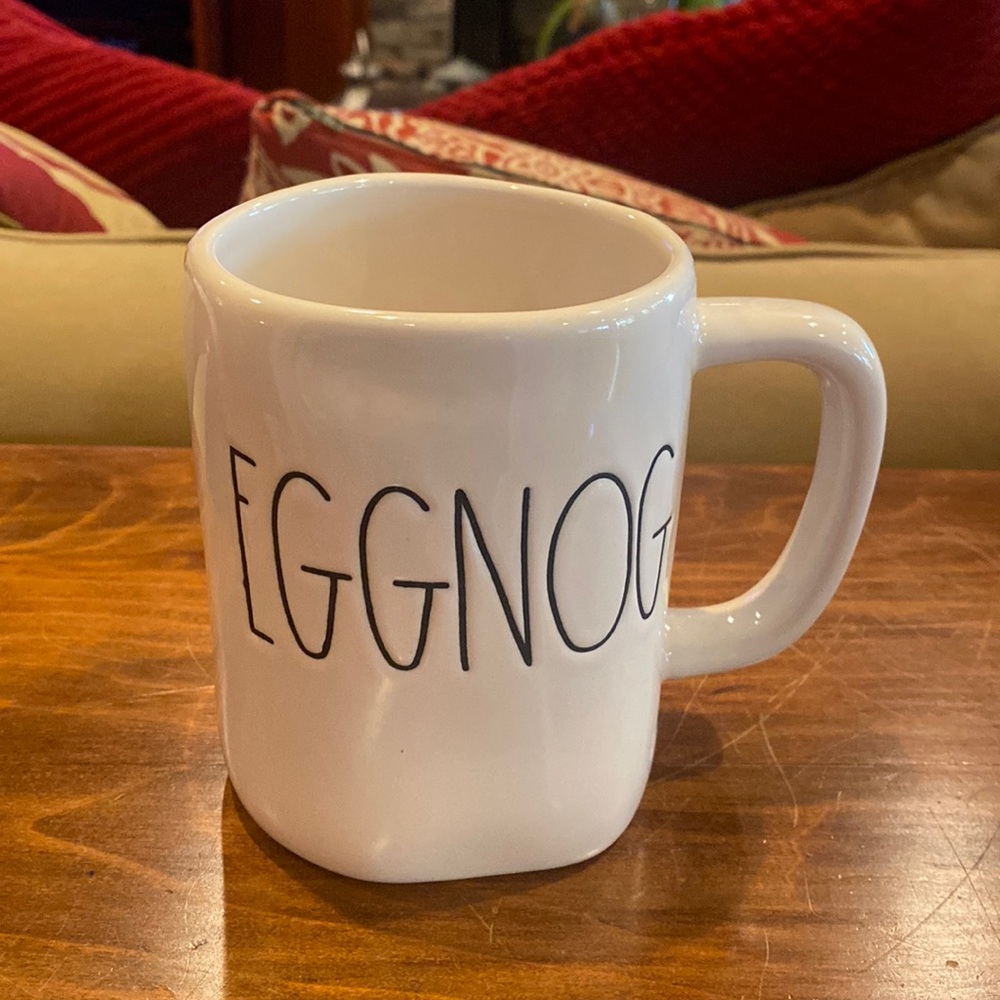New!! Rae Dunn Eggnog Mug Christmas Holiday Cup